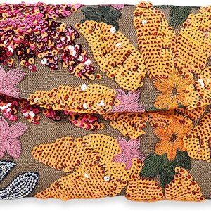 Unique Irregular Beaded Evening Purse with Magnetic Closure - Fashion Statement